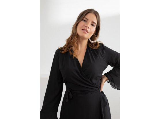 Aline Büyük Beden Elbise