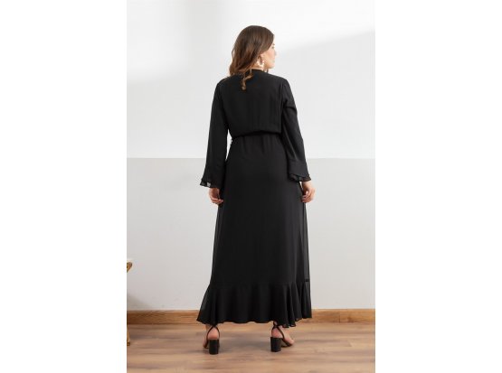 Aline Büyük Beden Elbise