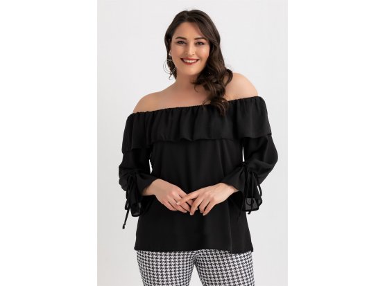 Demetria Büyük Beden Bluz