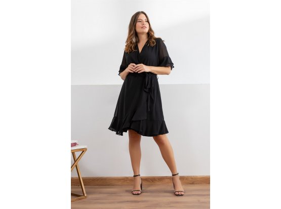 Lianna Büyük Beden Elbise