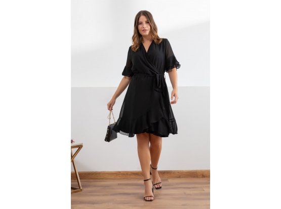 Lianna Büyük Beden Elbise